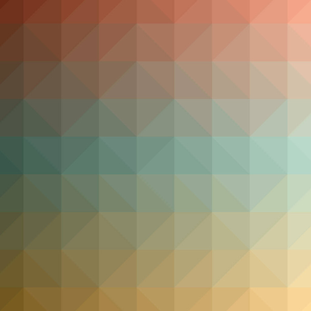 Abstract colored low-polygones generative art background - Vector, afbeelding