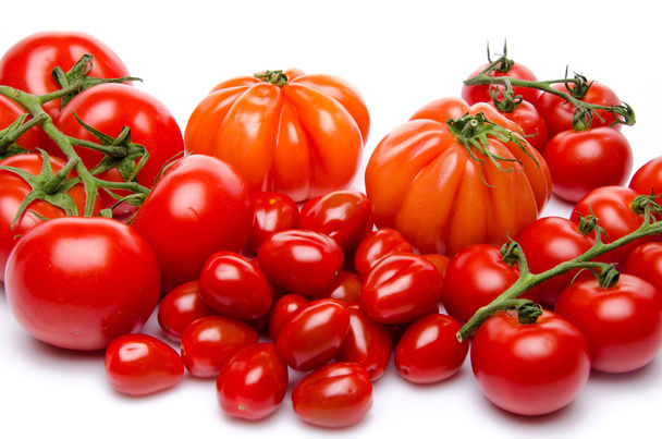 různé odrůdy rajčat - Fotografie, Obrázek