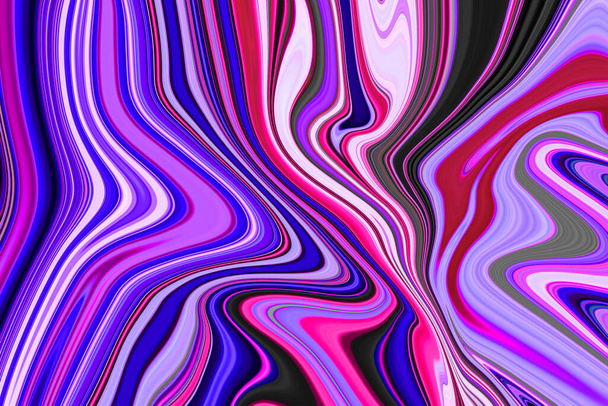 Мраморные чернила красочные. Синий и розовый мрамор текстура картины абстрактный фон. можно использовать для фона или обоев, Flow Ink - Фото, изображение