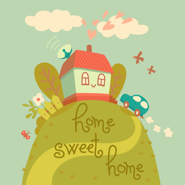 Home sweet home. - Vector, Image