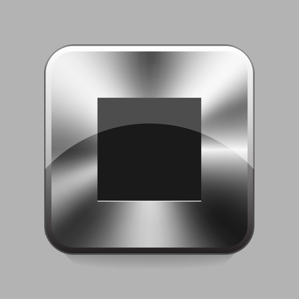 Botón metálico
 - Vector, Imagen