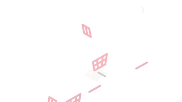 Shopping cart icon animation - Filmati, video