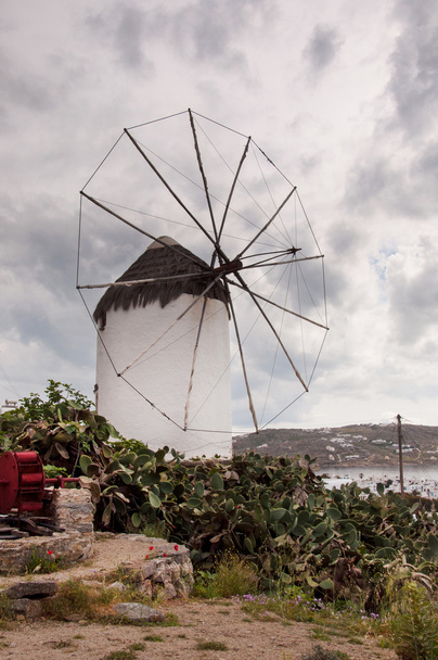 Windmühlen auf Mykonos - Foto, Bild