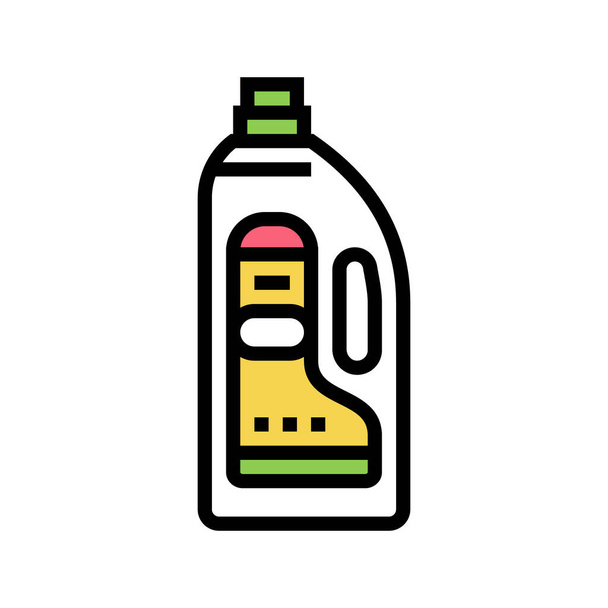 illustration vectorielle d'icône de couleur de bouteille de poudre bébé - Vecteur, image