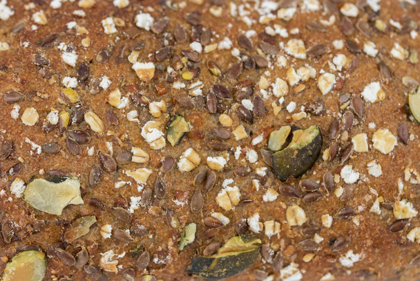 grain bun with many seeds - Photo, Image