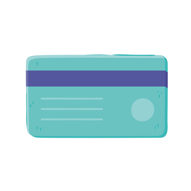bank credit or debit card - Vektor, obrázek