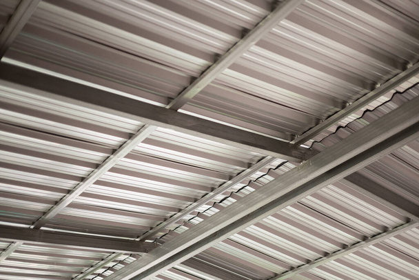 Aluminium Metal sheet roof industrial building roof - Φωτογραφία, εικόνα