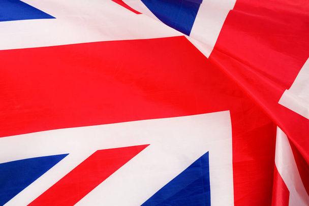 Great britain flag as a background. Top view.  - Photo, image