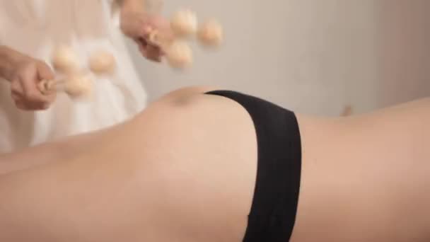 Wellness-Behandlungen Anti-Cellulite-Massage  - Filmmaterial, Video