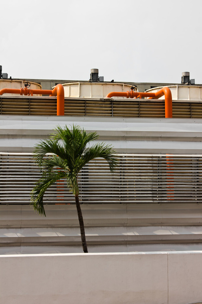 ar condicionado sistema de água no telhado
 - Foto, Imagem