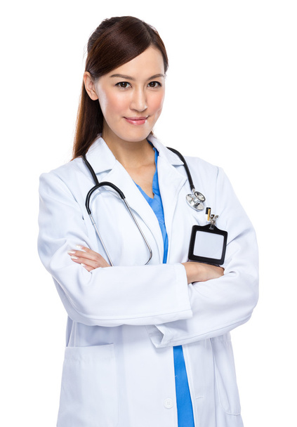 Asian woman doctor portrait - Photo, Image