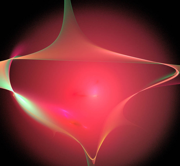 image of one  Illustration of digital fractal - Φωτογραφία, εικόνα
