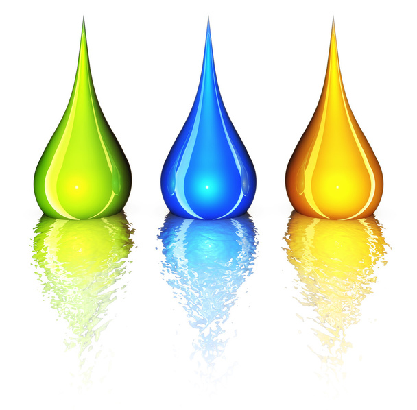 gotas de color - Foto, afbeelding