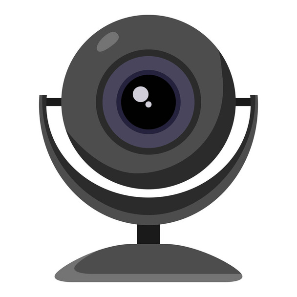 Web camera Icona. Vettore singolo piatto Webcam Simbolo - Vettoriali, immagini