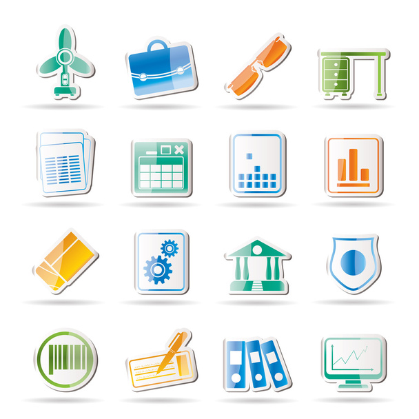 Business and Office Icons - Vecteur, image
