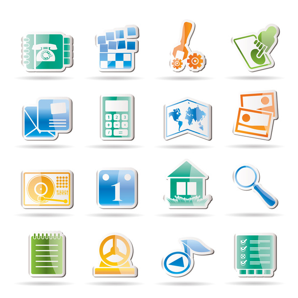 Mobile Phone and Computer icon - Vector, Image