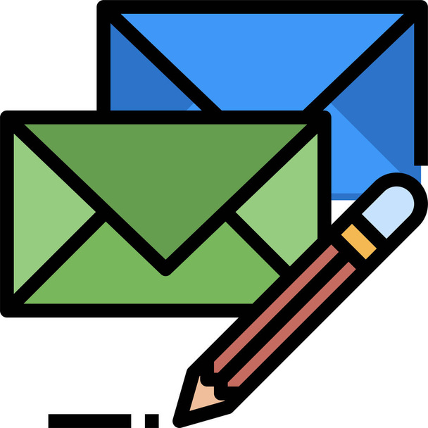 Envelope mail icon. Email message sign. Internet letter symbol. - Vector, Image