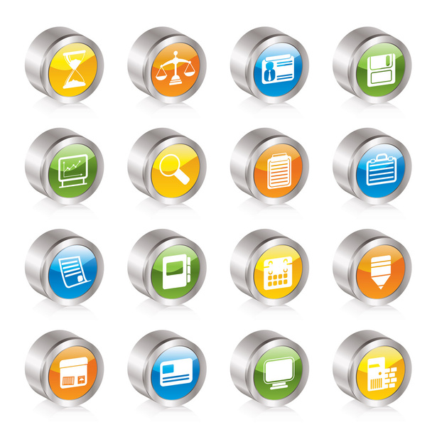Business and office Icons - Vector, Image