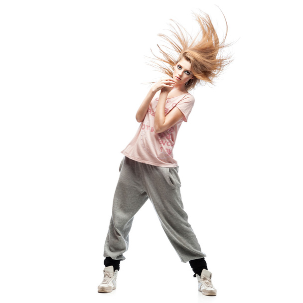 girl hip-hop dancer - Zdjęcie, obraz