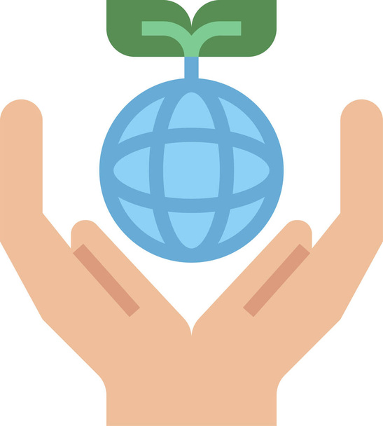 Earth globe icon, vector illustration - Vector, Image
