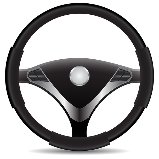 Steering wheel - Vector, Image