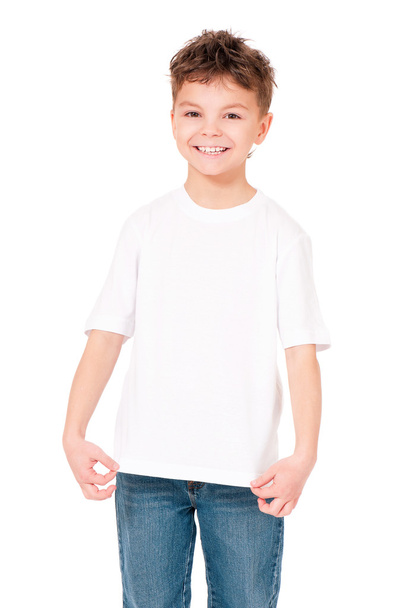 T-shirt on boy - Foto, immagini