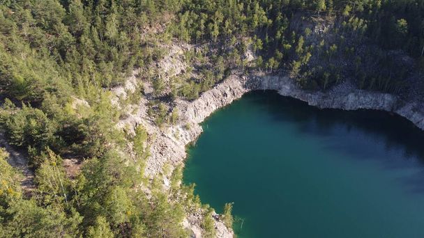 bird's eye view of the quarry - Photo, Image