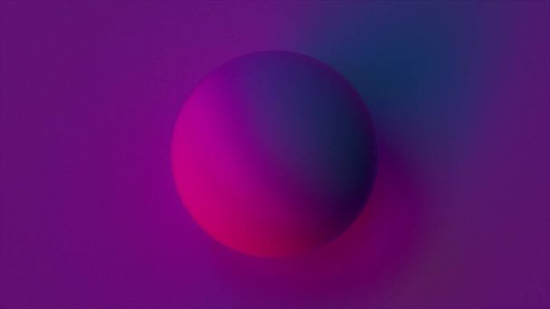 Sphere hanging in multicolored space - Foto, Bild