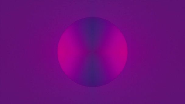 Esfera colgando en un espacio multicolor - Foto, Imagen