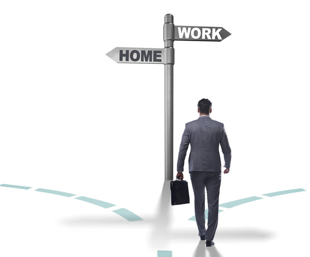 Koncepcja pracy lub równowagi w domu - Zdjęcie, obraz