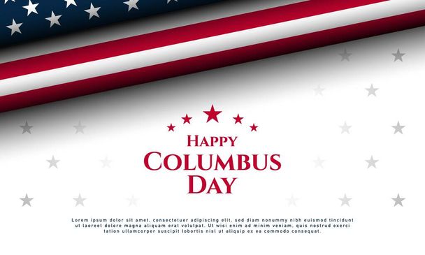 Columbus Day Background Design. - Vector, afbeelding