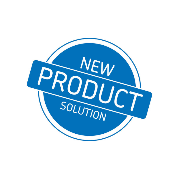 Vector Rubber Stamp Set of New Product Solution - Vetor, Imagem