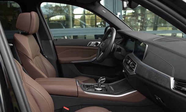 MUNICH, GERMANY - Sep 20, 2021: BMW X5 Hamann - Luxurious, Comfortable And Modern Car Interior. Ideal Concept For Power, Performance, Automobile And Technology - Photo, Image