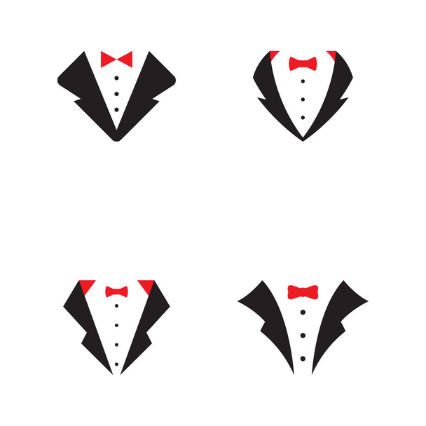 Tuxedo exclusive template vector icon illustration design - Vector, Image