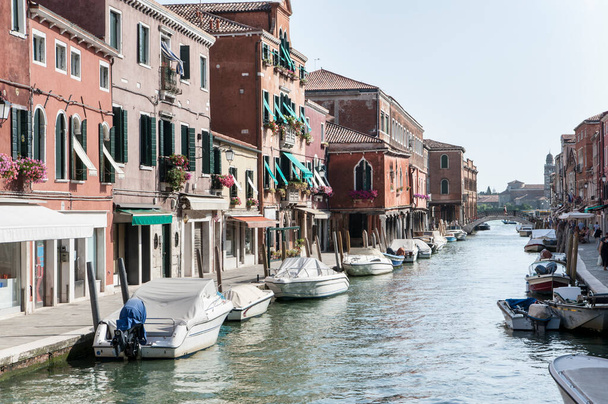 View of one of the canals in Murano - Foto, immagini