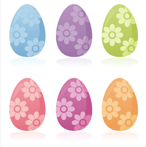 Πολύχρωμα πασχαλινά αυγά - Διάνυσμα, εικόνα