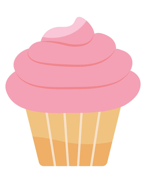 cupcake icon image - Vektor, obrázek