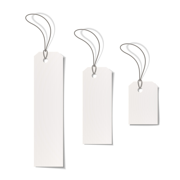 blank price tags  - Vector, Image