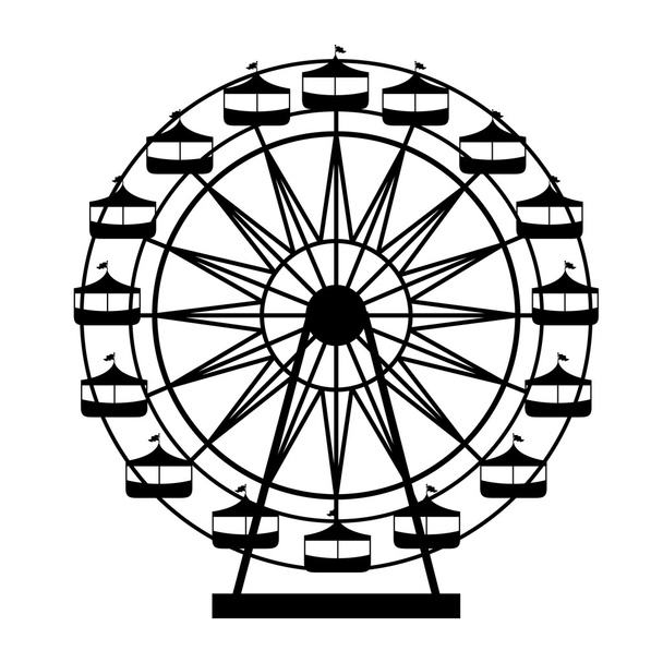 テーマパークの設計 - ベクター画像