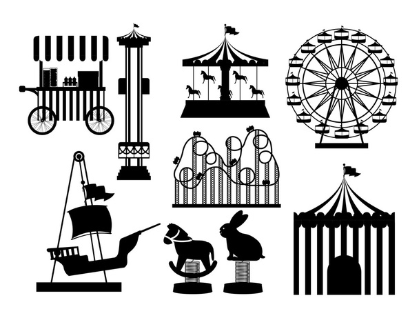 Theme park design - Vector, Image