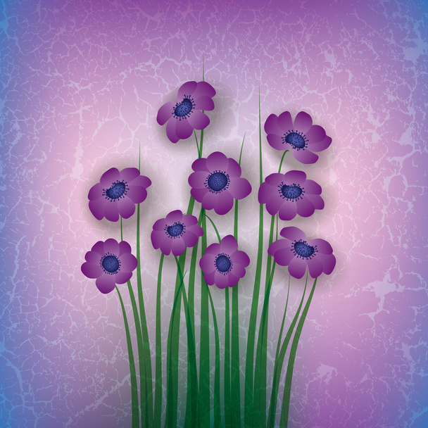 抽象的な花のイラスト - ベクター画像