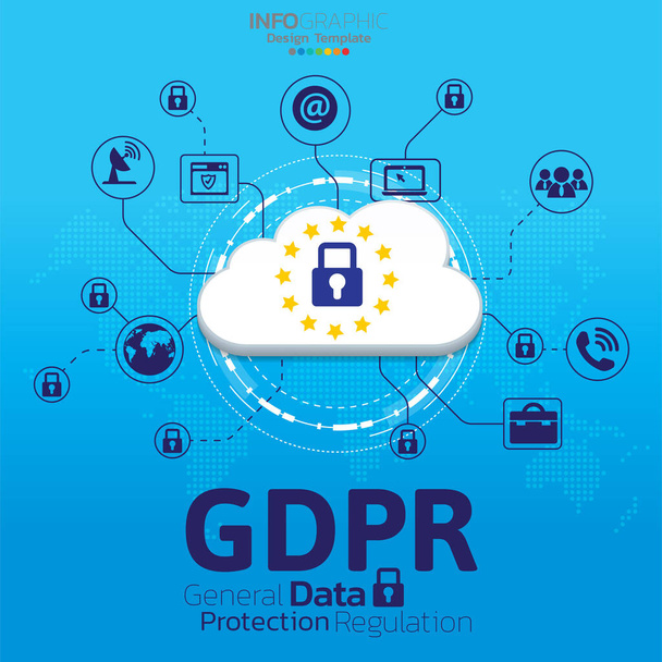 Sicurezza Internet, protezione dei dati, scambio sicuro dei dati,; - Vettoriali, immagini