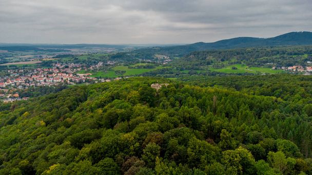 Bad Liebenstein 'ın güzel parklarında yaz sonu yürüyüşü - Fotoğraf, Görsel