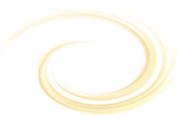 Світло-жовтий колір вихрового потоку акваріумний банер рваної поверхні. Центр освітлення текстового простору крупним планом. Солодкий смачний бежевий смачний вольт розтоплений жирний молочно-бежевий знак значка масла логотип рамка символ рамки
 - Вектор, зображення