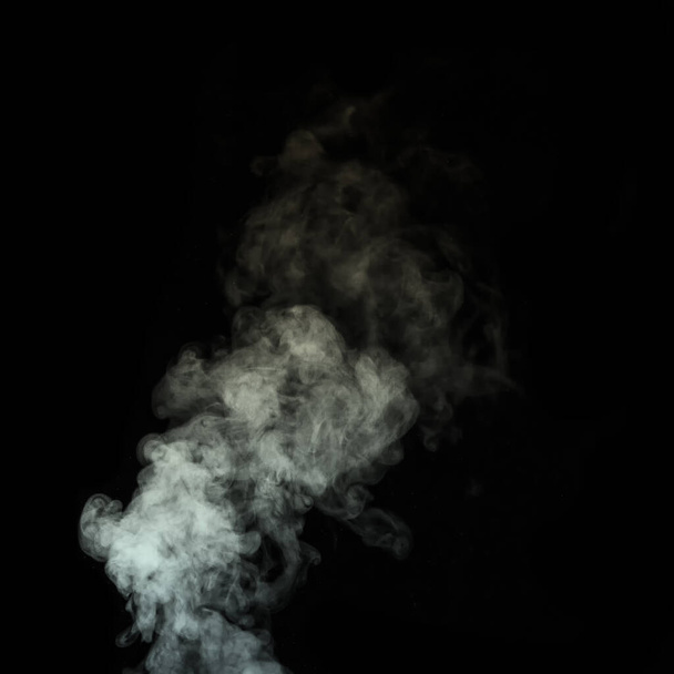 Colored vapor, smoke on a black background to add to your pictures. Perfect smoke, steam, fragrance, incense for your photos. Create mystical Halloween photos. Abstract background, design element - Foto, Bild