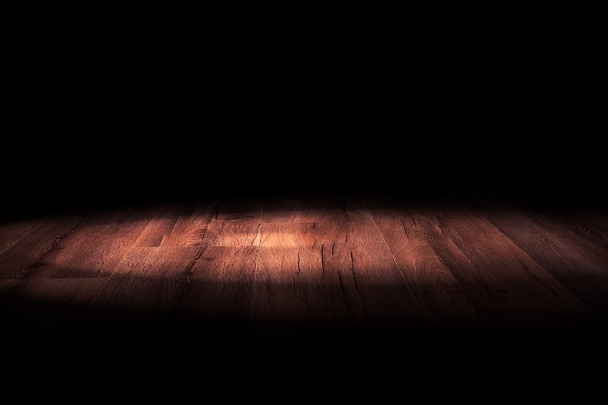 Light on wooden floor - Foto, Bild