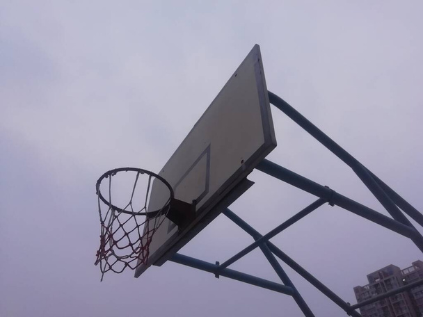 basketball hoop on the street - Photo, image