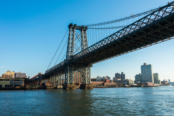 Manhattan híd a nyári napon - Fotó, kép