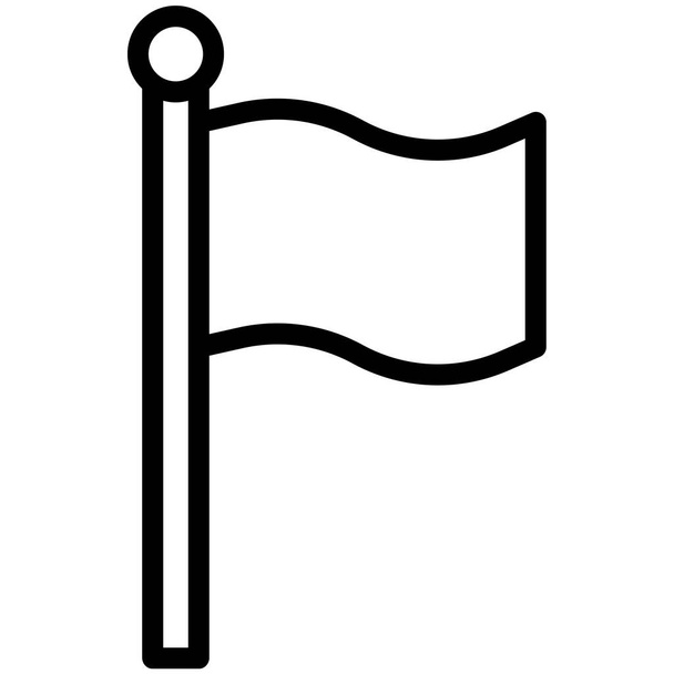 旗のアイコンベクトルイラスト - ベクター画像