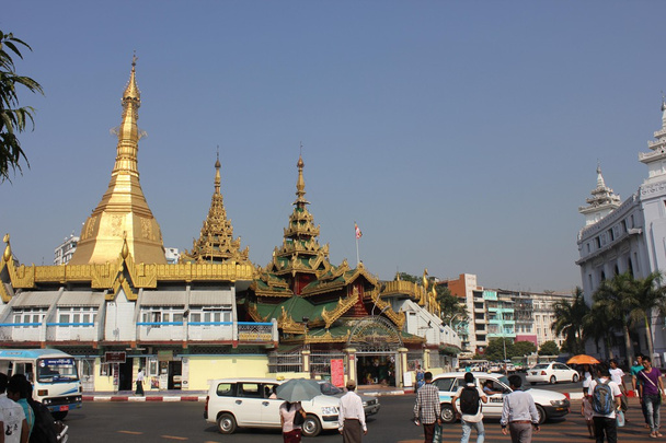 Yangon downtown. - Fotoğraf, Görsel